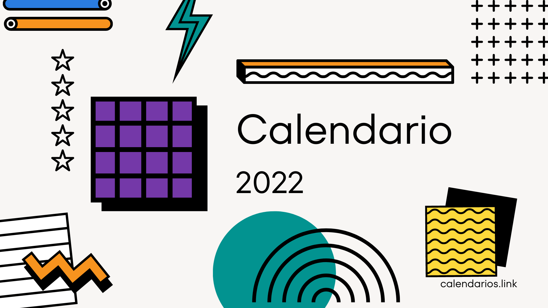 Calendarios 2022 Para Imprimir 【Actualizado ️2024】